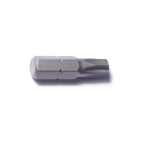 1/4" x 1" T30 Star Drive Insert Bits 6PK
